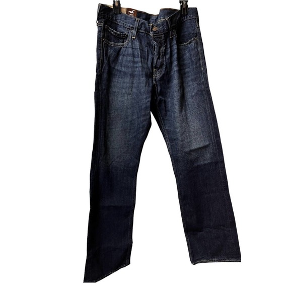 Hollister Other - New Hollister 34x32 Jeans Classic Straight Button Fly NWT Men’s 34w 32L 430303